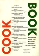 Cook Book menu, Bay Wolf Restaurant, 2001.